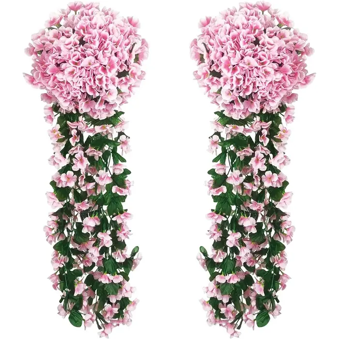 Bouquet de fleurs artificielles de bégonia