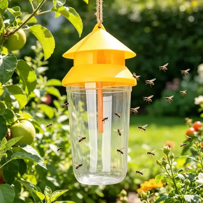 Pièges à mouches à fruits en bouteille avec attractifs liquides – Efficaces contre