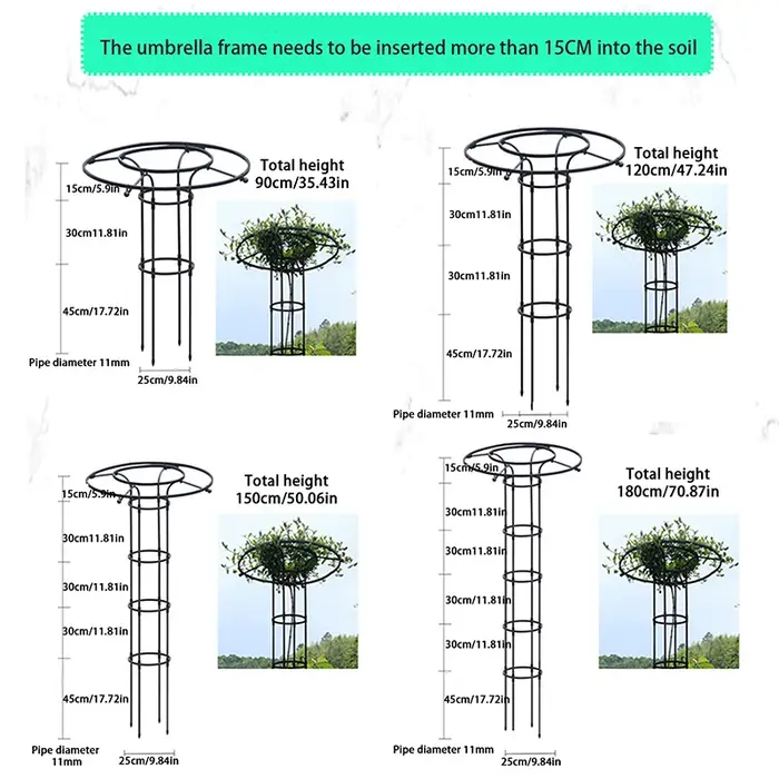 Treillis de Jardin pour Plantes Grimpantes