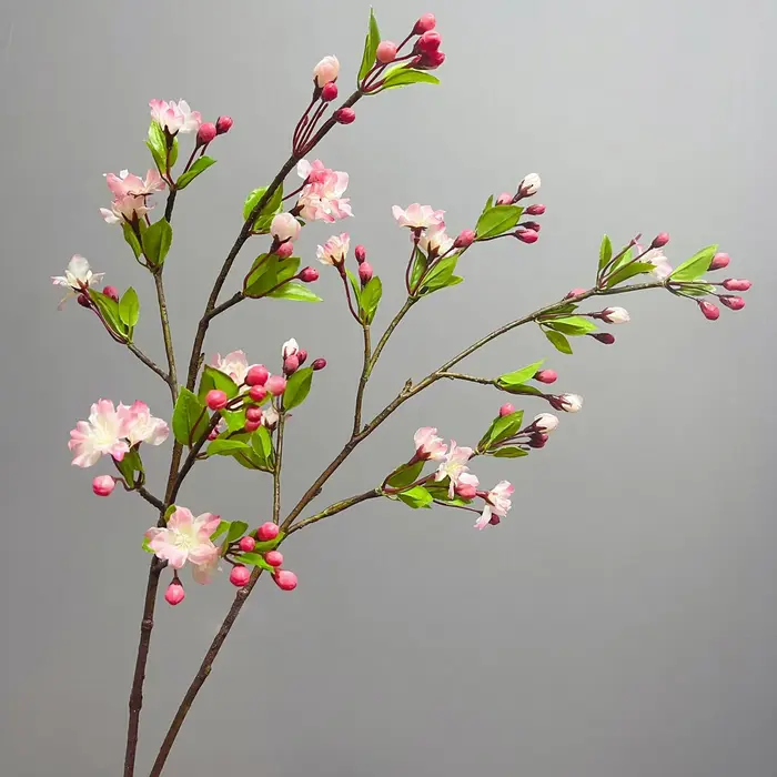 Fausse fleur de pommetier drapée artificielle