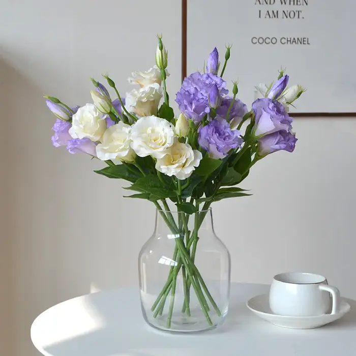 Bouquet de fleurs artificielles en soie