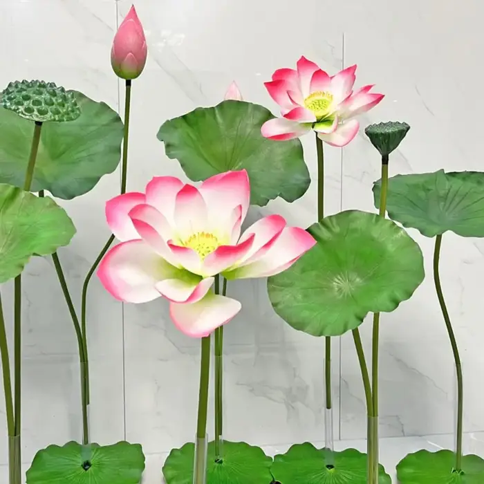 Fleur artificielle paysagère artistique