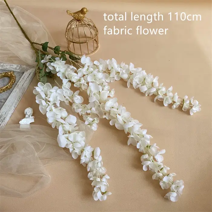 Rose artificielle blanche pour décoration de mariage