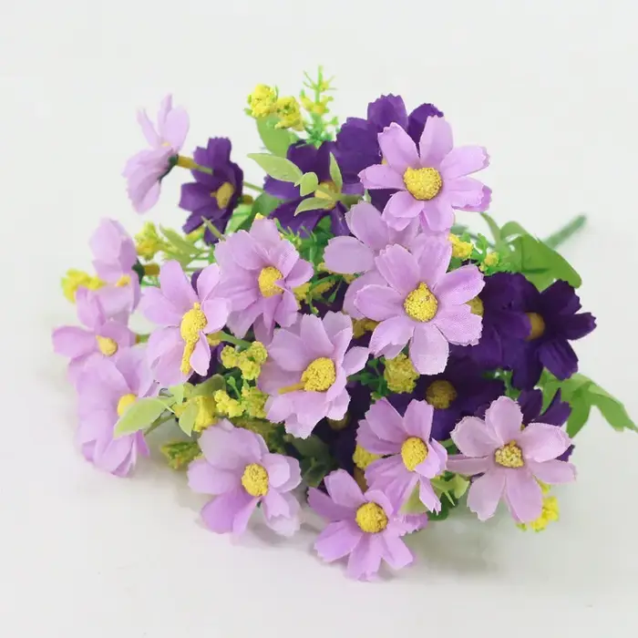 JAROWN Simulation fleur petite marguerite 7 branches Cosmos fausse