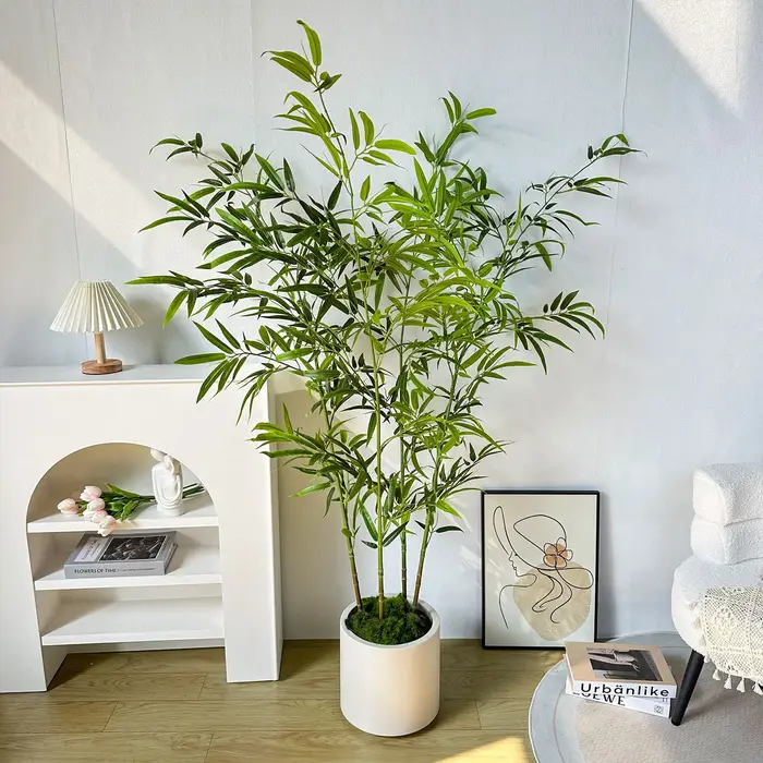 Bambou artificiel PVC matériel grand