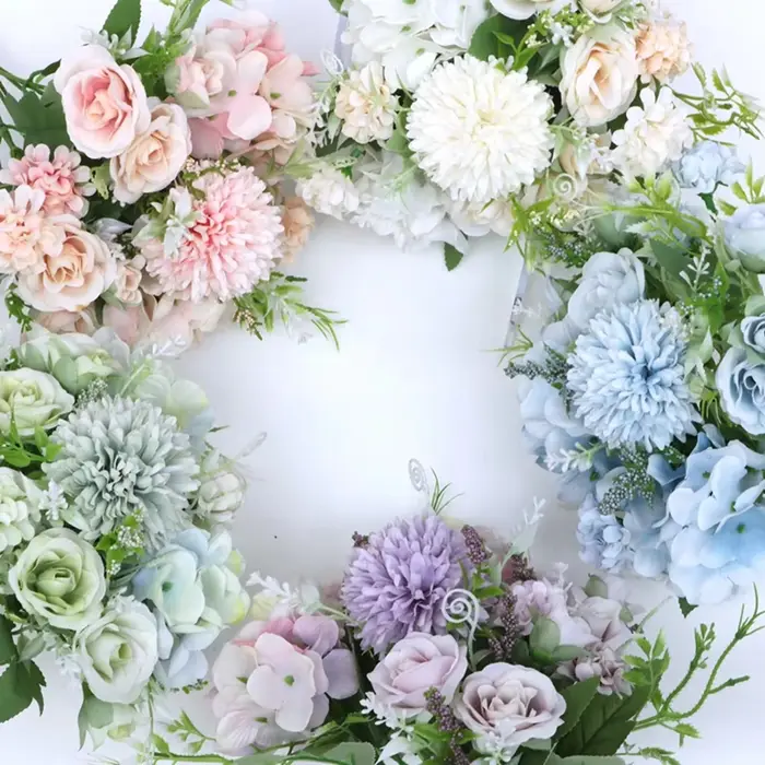 Fleurs artificielles Nuptiale Tenant Roses Bouquet De Mariage Couronne Plantes Vases Maison Chambre Cour Décor De Jardin Accessoires Scrapbooking