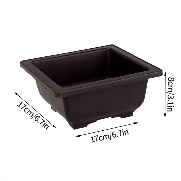Pots De Fleurs Rectangulaires Carrés En Plastique