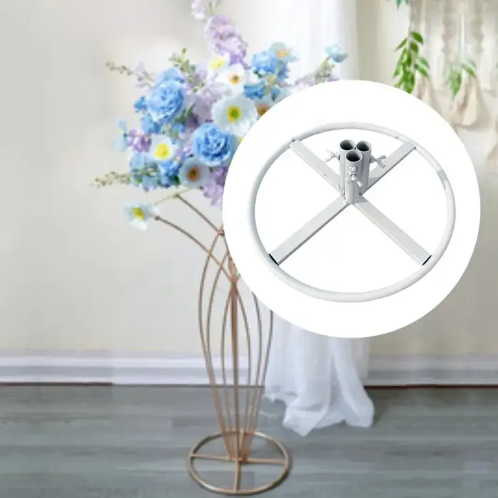 Support de présentation de fleurs en fer
