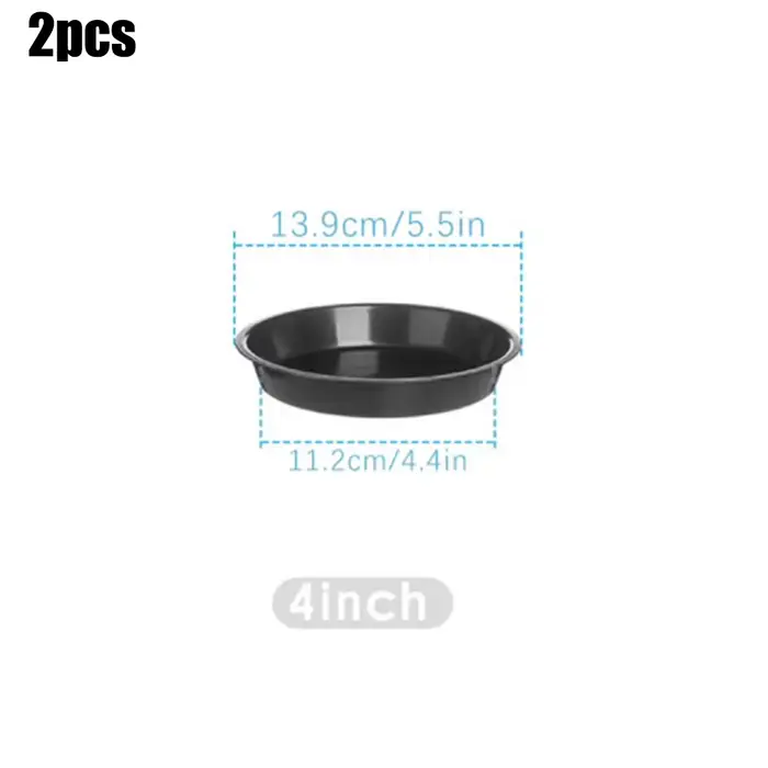 Pot de fleur rond en PP pour plantes succulentes, plateaux bruts S/05, plateaux pour plantes en amar