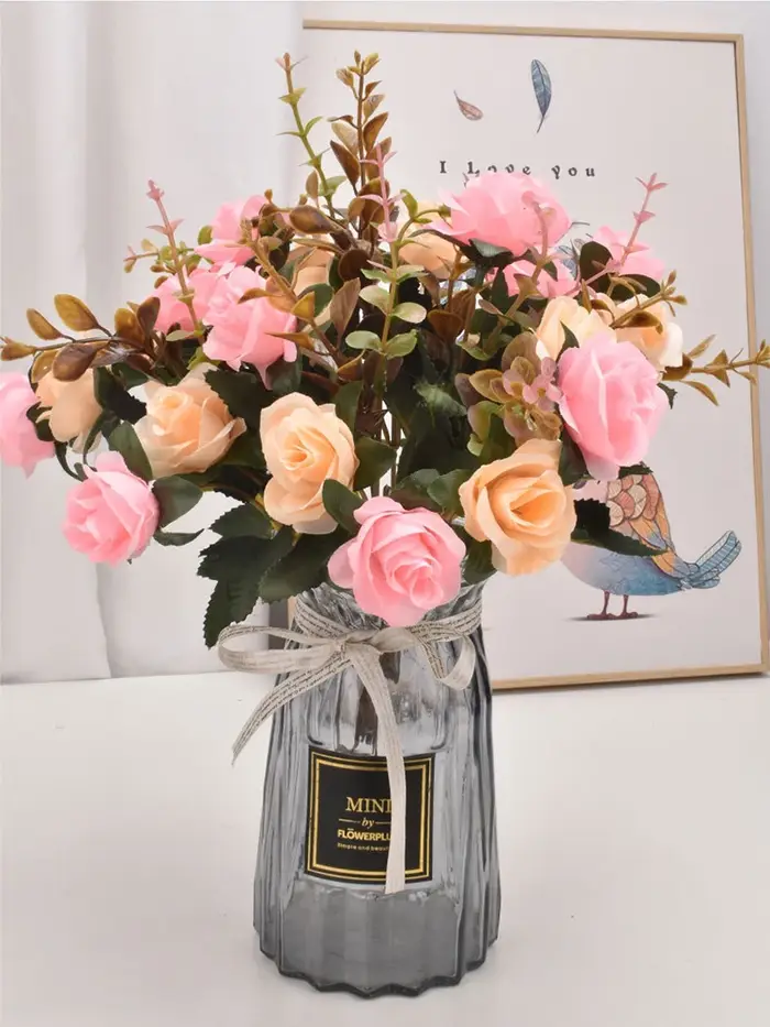 Roses artificielles pour mariage