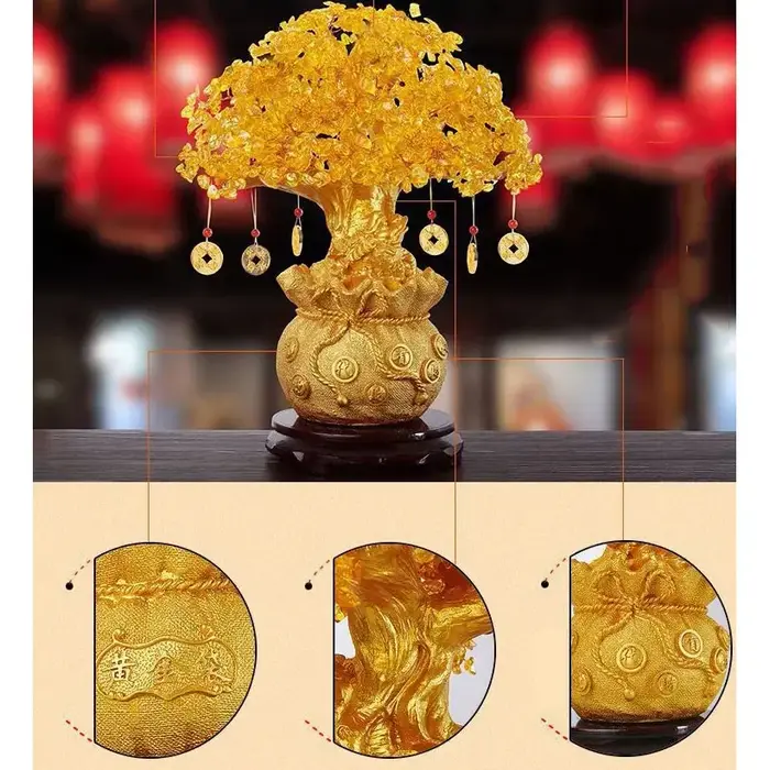 Arbre d'argent chinois Feng Shui