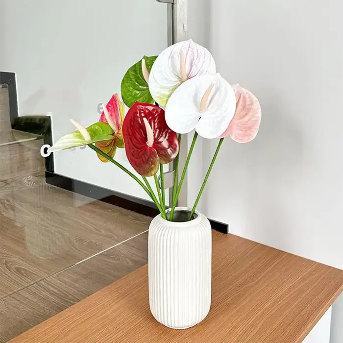 Fleur d'Anthurium Artificielle 62 cm