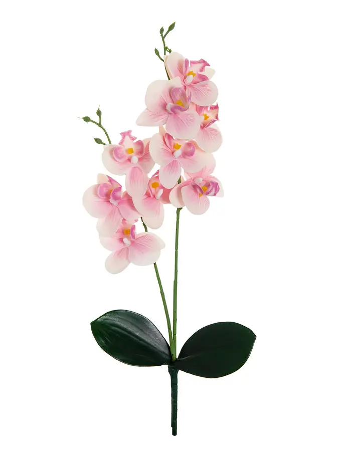 Fleurs artificielles 2 orchidées papillon fourchues maison chambre Vase Table Decor mariage jardin extérieur mariée Bouquets couronne de bricolage cadeaux