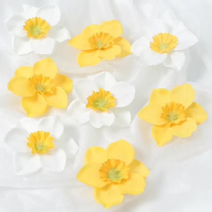 Fleurs artificielles narcisse en soie