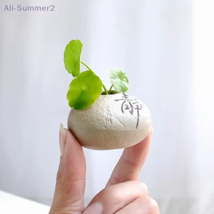 Mini Vase en céramique imitation pierre