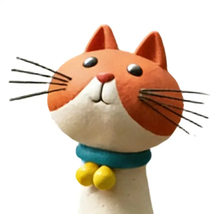 Vase à fleurs amusant et mignon en forme de chat
