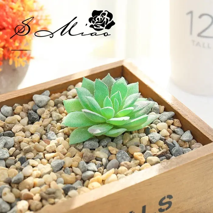Plantes succulentes artificielles, bricolage pour jardin, Table de bureau, fête, chambre à coucher, salon, décoration de bureau, fausses plantes bonsaï