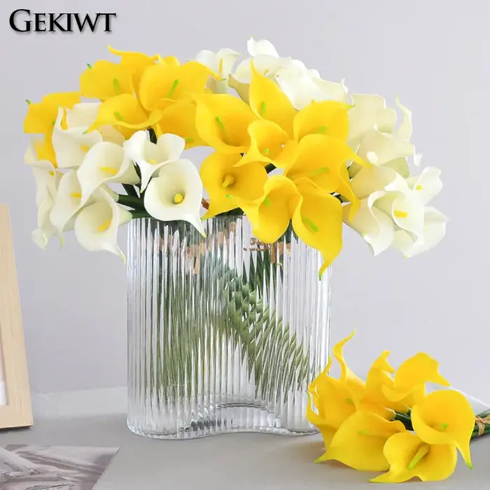 Fleur Artificielle de Lys Calla en PU