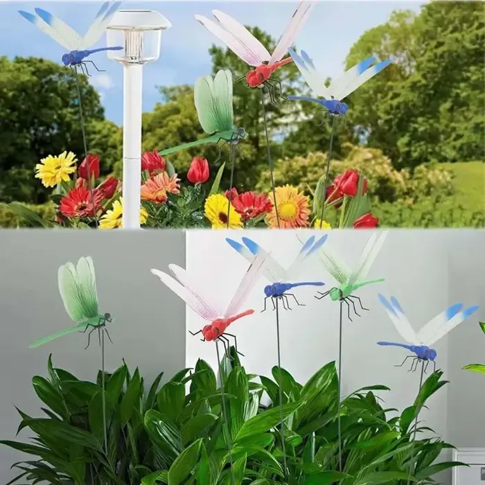 Clip de piquet libellule DIY