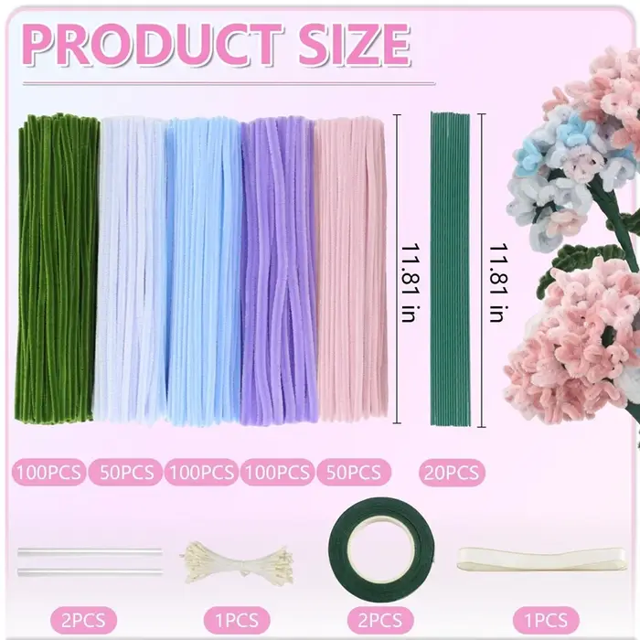 Kit de fleurs fait à la main