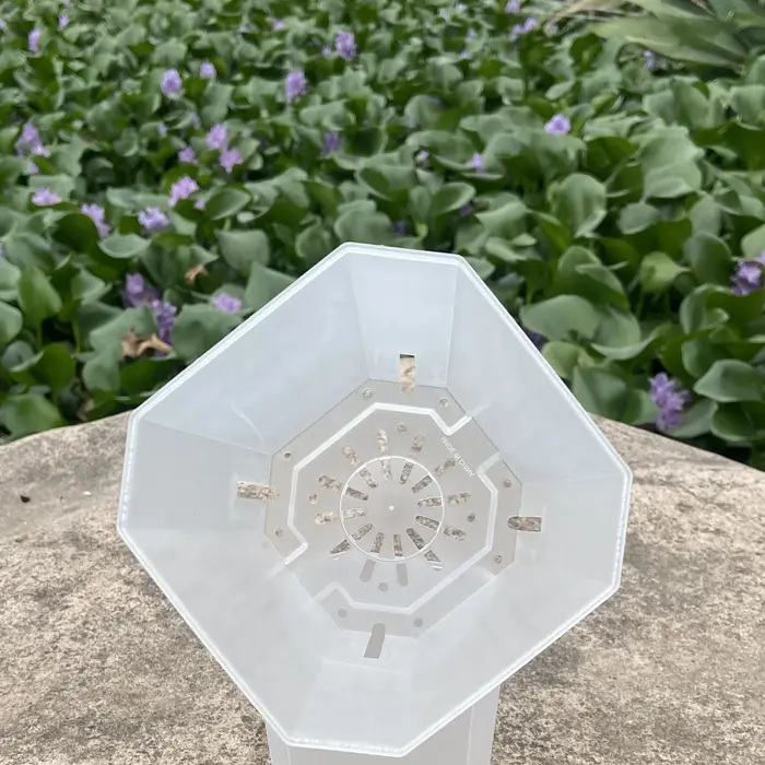 Pot de fleurs Transparent 15cm
