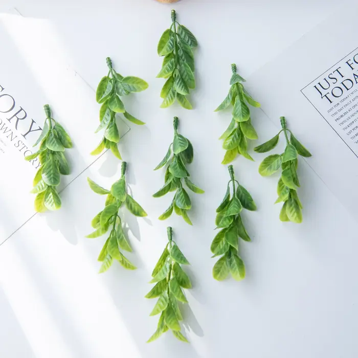 Feuilles de plantes artificielles pour décoration de jardin