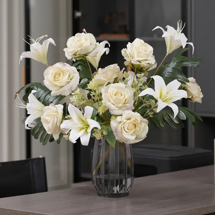 Bouquet de fleurs artificielles C2025 en soie