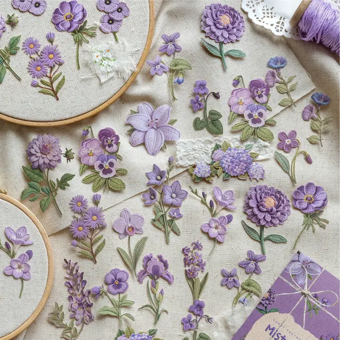 Autocollants de fleurs et de plantes JIANQI