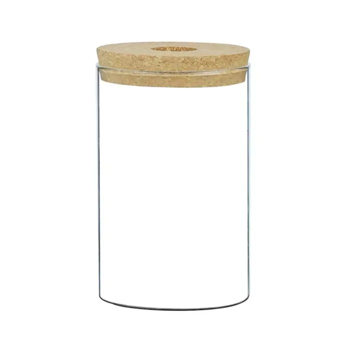 Pot de fleurs hydroponique transparent imitation verre