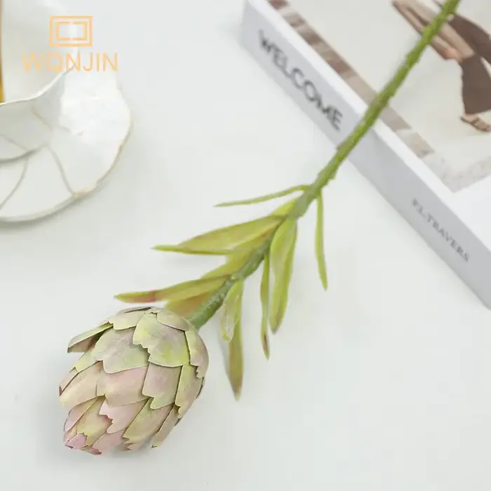 WQNJIN – Bouquet de fleurs artificielles de marguerite jaune