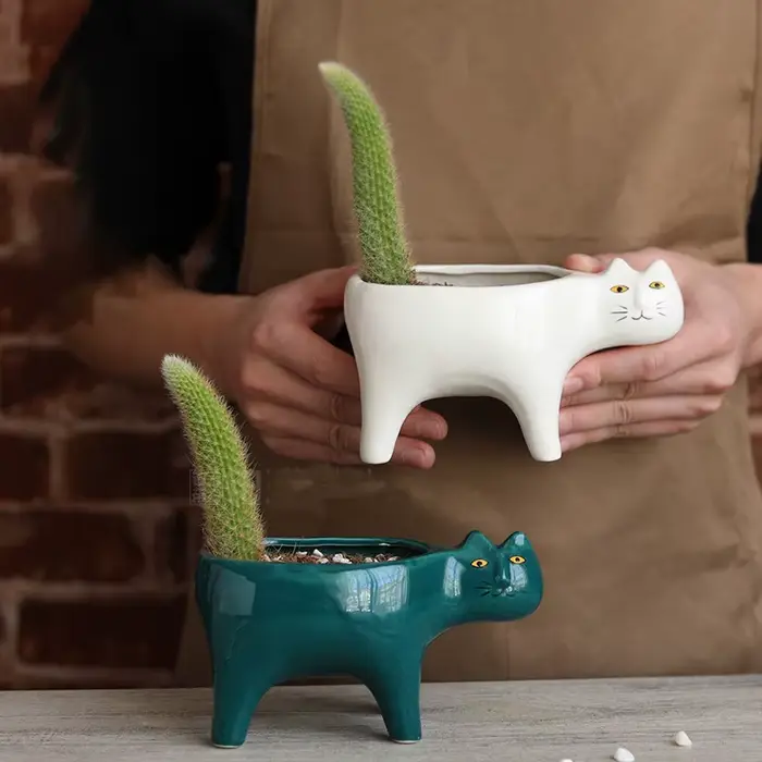 Pot de fleur de jardin en céramique