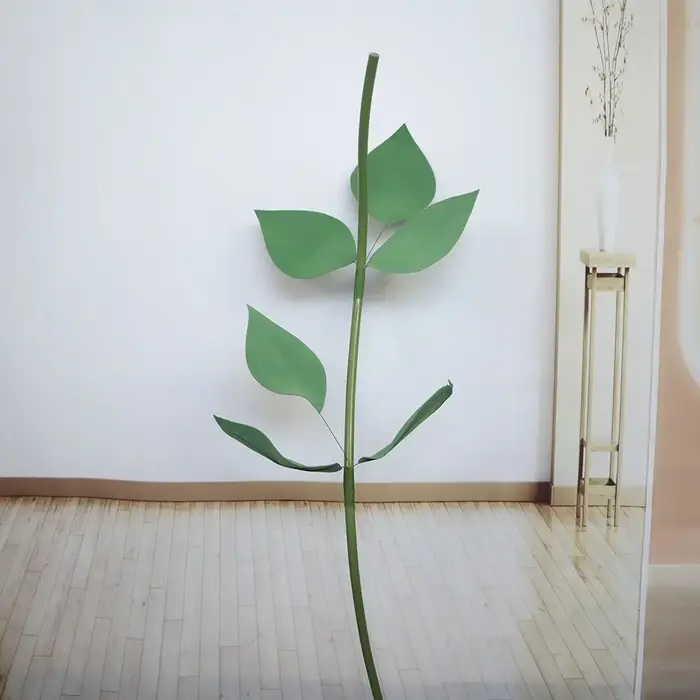 Nouveau poteau de support de fleurs artificielles de Simulation