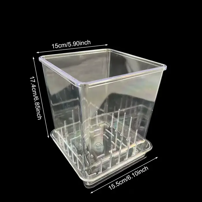 Pots de jardinières de jardin en plastique avec trou de pénétration d'eau respirant