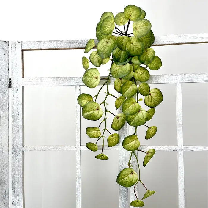 Grandes Plantes Tropicales Artificielles de 90cm, Faux Vignes, Feuilles d'Arbre, Bambou Vert, Enroul