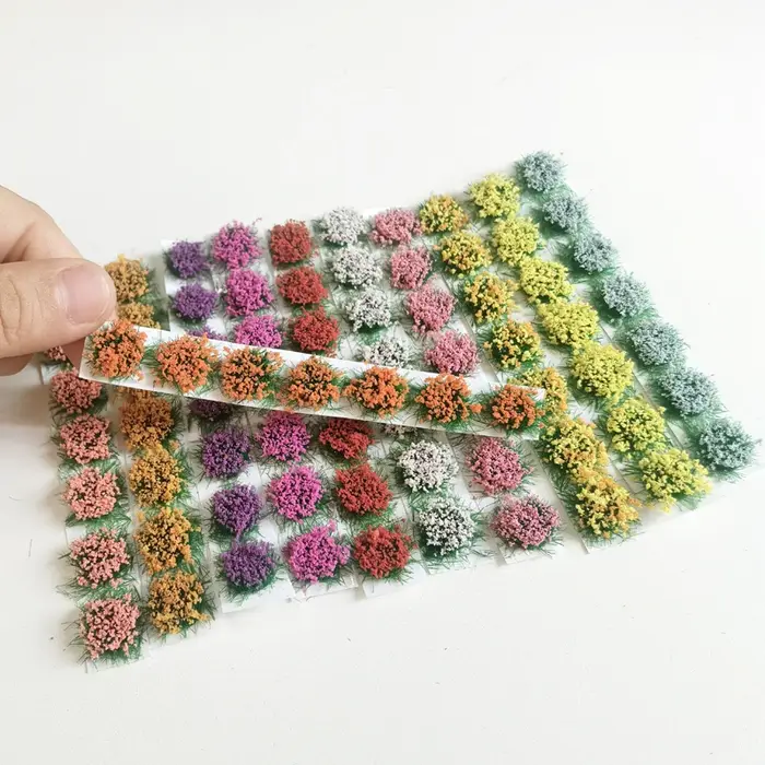 Modèle de grappe de fleurs artificielles