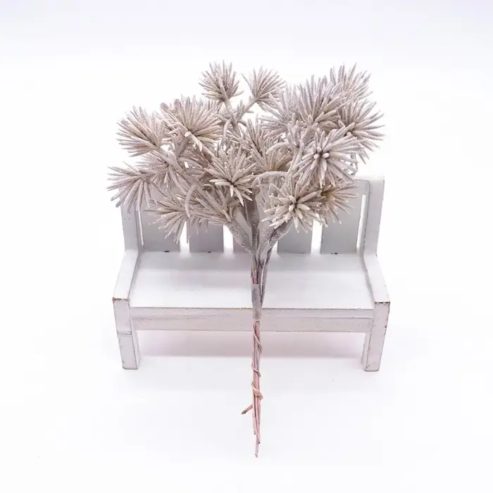 Fleur artificielle de cône de pin, 6 pièces, ananas, plante artificielle, décoration de maison, mari
