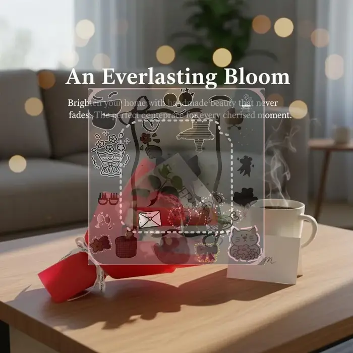 Bouquet de fleurs artificielles roses et tournesols