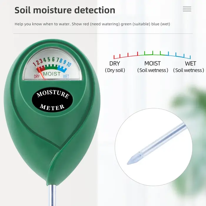 Humidimètre du sol, testeur d'eau pour plantes