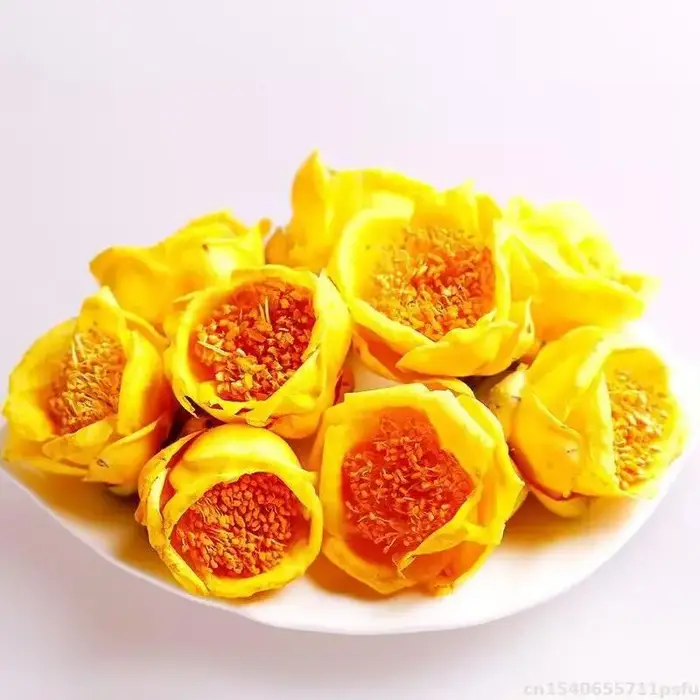 Fleur sèche de camélia naturelle de qualité supérieure
