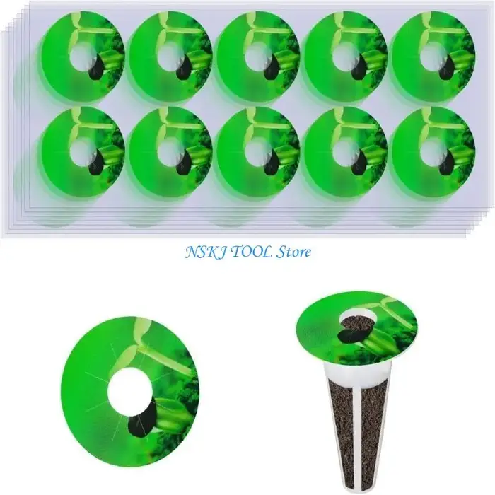 Étiquettes autocollantes pour plantes hydroponiques, 100/120 pièces, L8RC