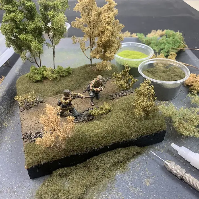 Kit de modèle d'herbe sèche