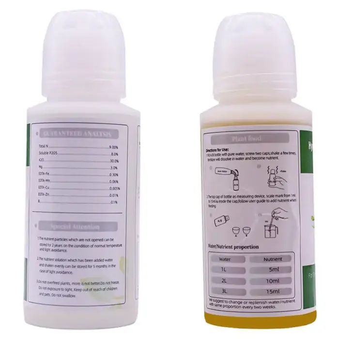 Plantes hydroponique A et B