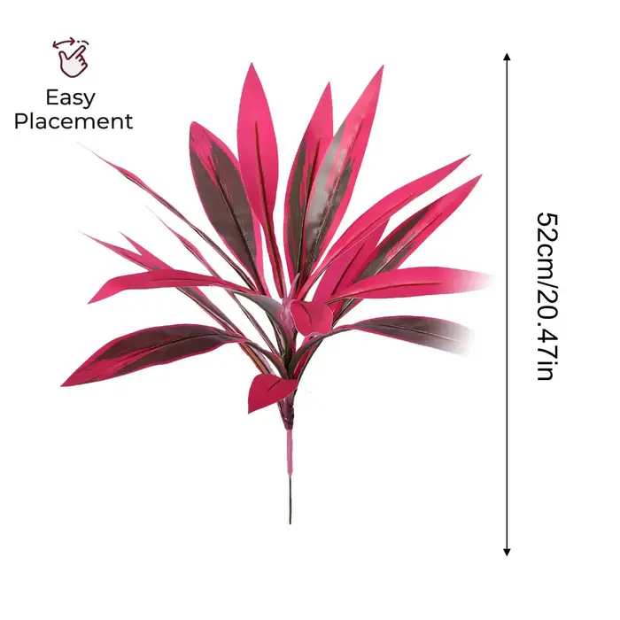 Plante artificielle tropicale de 21 pouces de haut