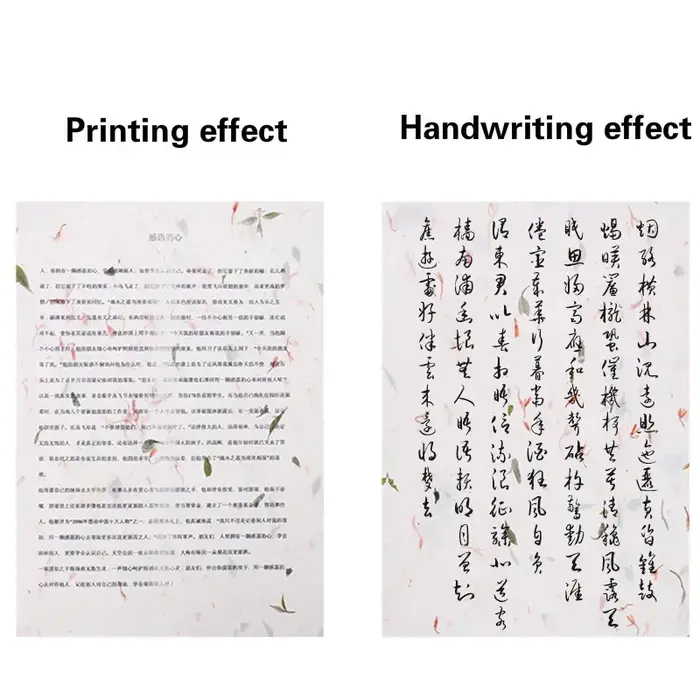 Papier de riz imprimé épais