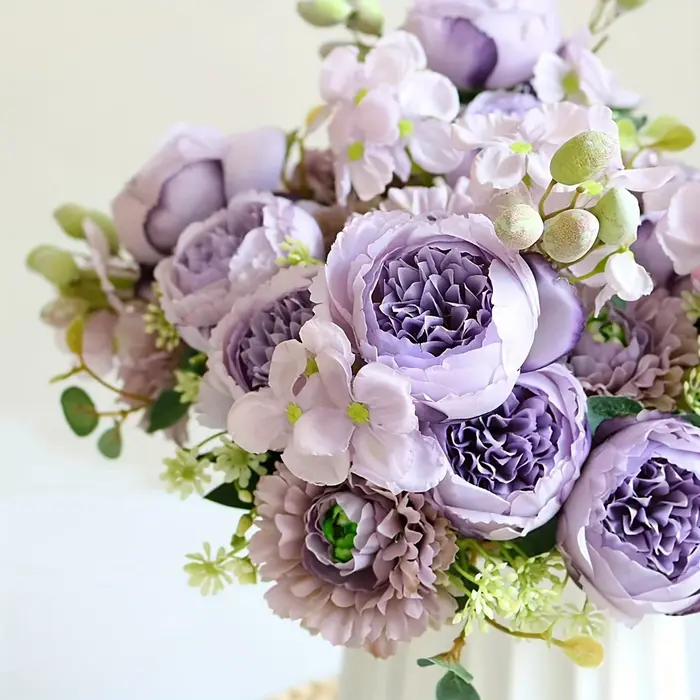 Bouquet de roses artificielles Venus