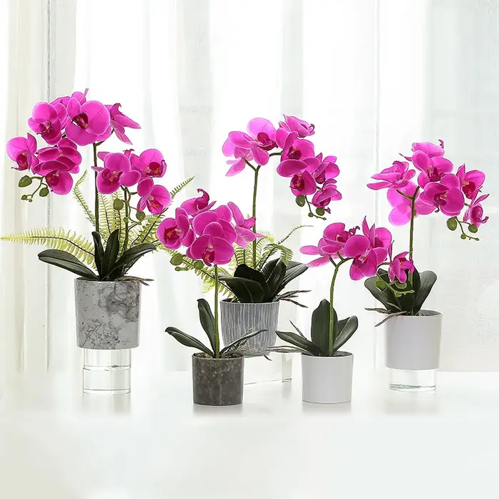 Plantes artificielles au toucher réel