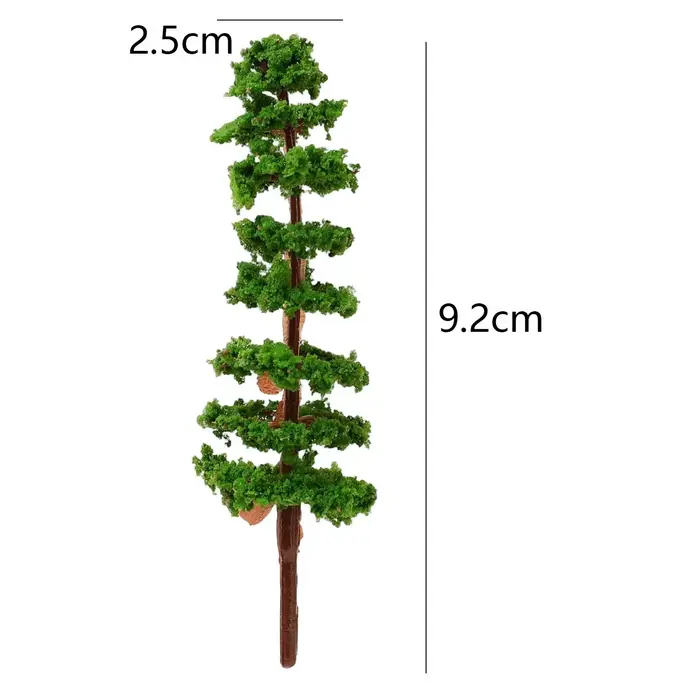 Décor d'arbre fruitier réaliste, modèle de Table de paysage Miniature, ornements, Figurines d'arbres