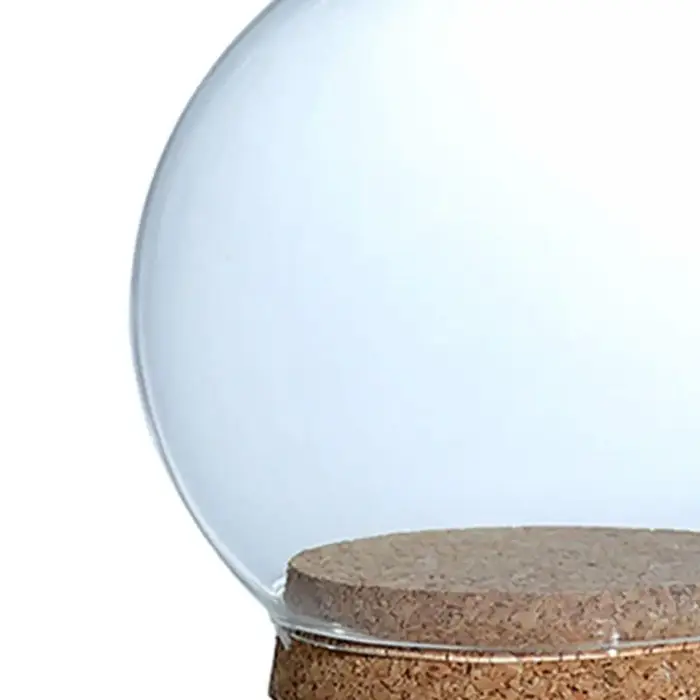 Verre Décoratif avantavec Base en Bois