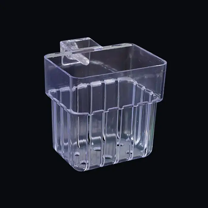 Porte-plante d'aquarium, Pot suspendu Transparent pour culture de plantes aquatiques d'aquarium et d