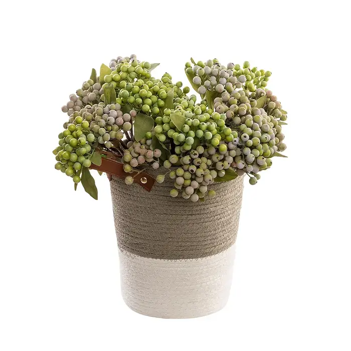 Branche de haricot INS verte artificielle 29cm